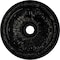 Ekena Millwork Flagstone Ceiling Medallion (Fits Canopies up to 3 7/8"), 30"OD x 3 7/8"ID x 3 1/4"P, Black Pearl CM30FLBPS - alternate 1